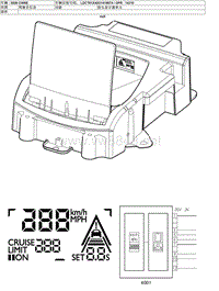2016款东风标致3008电路图-75-抬头显示器单元