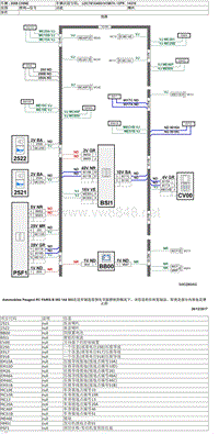 2016款东风标致3008电路图-32-喇叭