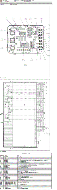 2016款东风标致3008电路图-01-BSI1保险丝分配