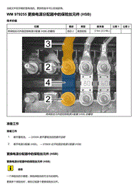 2020年保时捷Panamera（971）车型系列-979255 更换电源分配器中的保险丝元件 HSB