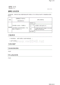 2019年日产天籁-MR20DD发动机故障代码P2239说明