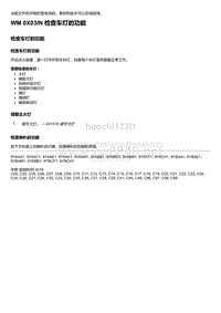 2018-2020保时捷新卡宴9YA和9Y0维修手册-0X03IN 检查车灯的功能