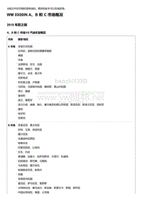 2018-2020保时捷新卡宴9YA和9Y0维修手册-0X00IN AB 和 C 市场概况