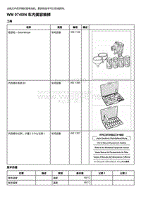 2018-2020保时捷新卡宴9YA和9Y0维修手册-0740IN 车内美容维修