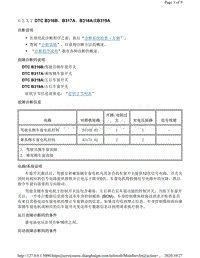 2014年凯迪拉克SRX车型故障代码-DTC B316BB317AB318A或B319A