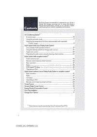 雷克萨斯2015 CT200H用户手册快速指南（OM76185U）
