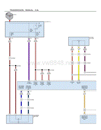2020年JEEP牧马人（Wrangler）电路图 - TRANSMISSION---MANUAL---3.6L（变速箱）