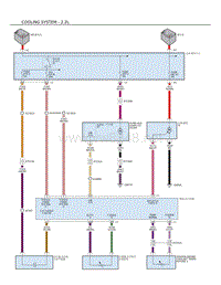 2020年JEEP牧马人（Wrangler）电路图 - COOLING-SYSTEM - 2.2L