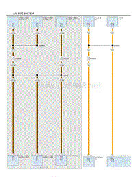 2020年JEEP牧马人（Wrangler）电路图 - LIN-BUS-SYSTEM