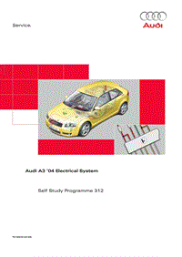 SSP312_Audi A3 04 Electrical system