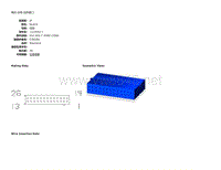 2010年道奇RAM 2500皮卡模块端子图-模块-空调-加热器C1