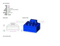 2010年道奇RAM 2500皮卡模块端子图-模块-传动系统控制C1（柴油机）