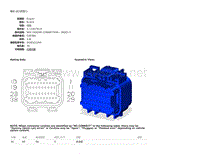 2010年JEEP牧马人（Wrangler）模块端子图-模块-动力控制C1（3.8L）