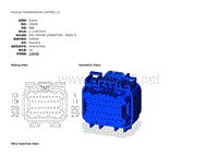 2010年JEEP牧马人（Wrangler）模块端子图-变速箱控制模块C4