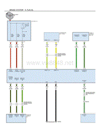 2016年道奇RAM 3500皮卡电路图-制动系统-5.7L_6.4L