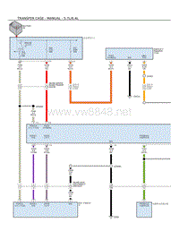 2016年道奇RAM 3500皮卡电路图-分动器-手动-5.7L_6.4L