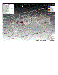2020年道奇RAM 3500皮卡电路图-CAN IHS总线结构