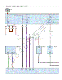2019年JEEP自由侠（RENEGADE）电路图-冷却系统-1.4L---HEAVY-DUTY