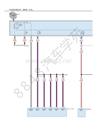 2017年JEEP自由侠（RENEGADE）电路图-保险丝-继电器-主-2.4L（配电中心-前）