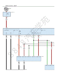 2015年JEEP自由侠（RENEGADE）电路图-CAN C总线系统 - DDCT