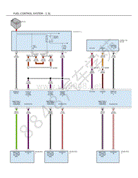 2019年JEEP自由侠（RENEGADE）电路图-燃油控制系统-1.3L
