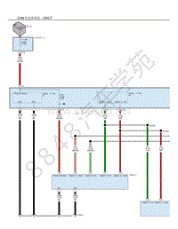 2017年JEEP自由侠（RENEGADE）电路图-CAN C总线系统 - DDCT