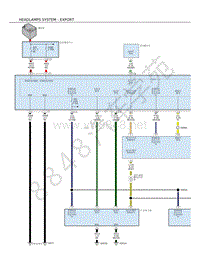 2018年JEEP自由侠（RENEGADE）电路图-前照灯系统-出口车型