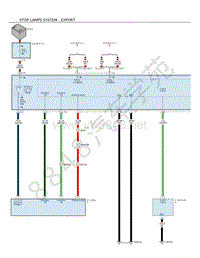 2021年JEEP自由侠混动版（RENEGADE）电路图-刹车灯系统-出口型