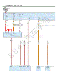 2017年吉普COMPASS和PATRIOT 指南者和自由客电路图 - 保险丝 继电器-主-2.0升 2.4升（配电中心）
