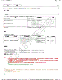 2019年雷克萨斯NX300H车型1AR-FXE发动机混合动力系统DTC -P0A92-521