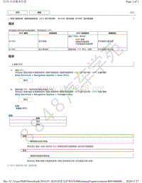 2019年雷克萨斯NX300H音频和视频系统（10.3 英寸显示屏）DTC -B15A6 B15B0