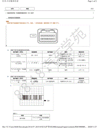 2019年雷克萨斯NX300H -车道跟踪辅助系统 ECU 端子图