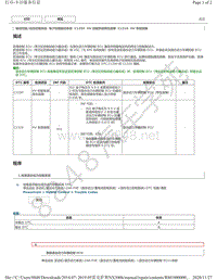 2019年雷克萨斯NX300H电子控制制动系统DTC -C1259 C1310