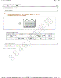 2019年雷克萨斯NX300H -碰撞预测系统 ECU 端子图