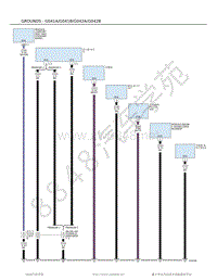 2017年阿尔法罗密欧GIULIA电路图-接地-G041A_G041B_G042A_G042B