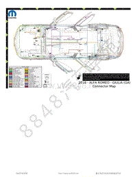 2017年阿尔法罗密欧GIULIA电路图-车辆接地 内联接插件图