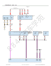 2017年阿尔法罗密欧GIULIA电路图-保险丝 继电器-ASD-2.2升（配电中心-辅助）