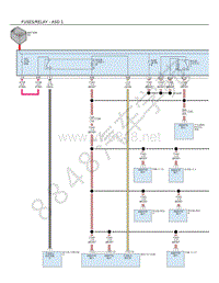 2013年道奇蝰蛇（VIPER）电路图-保险丝 继电器-ASD 1