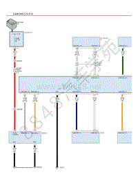 2015年道奇蝰蛇（VIPER）电路图-CAN IHS总线系统