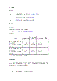 2019款凯迪拉克CT6故障代码-数据通讯DTC U2414