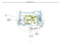2016年丰田RAV4线束位置图-发动机室搭铁点 6ZR-FAE-P3