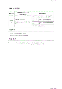 2019年日产天籁安全约束故障代码DTC B0097–28说明