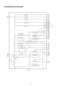 2015年-2019年雷克萨斯RX450h和RX450hL保险丝继电器位置-仪表板接线盒总成内部电路