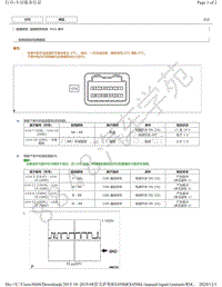 2015年-2019年雷克萨斯RX450h和RX450hL - 碰撞预测系统 ECU 端子图