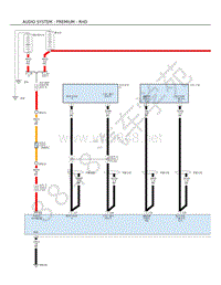 2016年大切诺基（GRAND CHEROKEE）电路图-音响系统-高级版-RHD