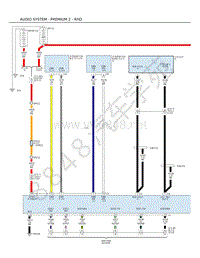 2016年大切诺基（GRAND CHEROKEE）电路图-音响系统-高级版2-RHD