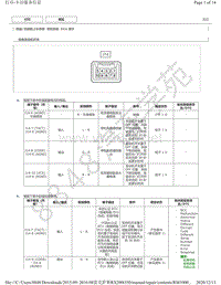 2015年-2016年雷克萨斯RX200t和RX350-停机系统ECU端子图