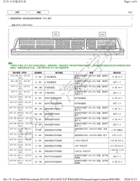 2015年-2016年雷克萨斯RX200t和RX350-动态雷达巡航控制ECU端子图