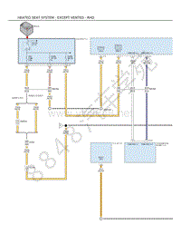 2019年大切诺基（GRAND CHEROKEE）电路图-加热型座椅系统-通风型除外-右舵驾驶