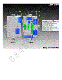 2015年-2016年国产吉普自由光（Cherokee）电路图-车身控制模块布局
